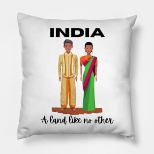 I Love India I Love Desi Pillow