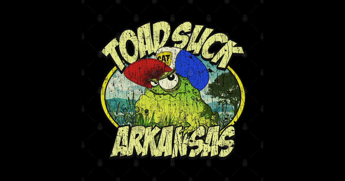 Toad Suck, Arkansas 1982 Vintage - Frog Lover - Sticker | TeePublic