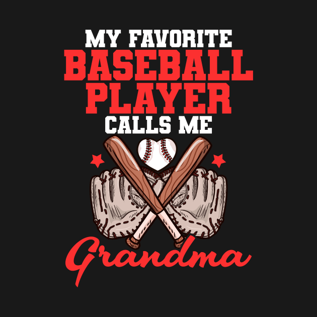 Baseball Grandma Baseball Player by KAWAIITEE