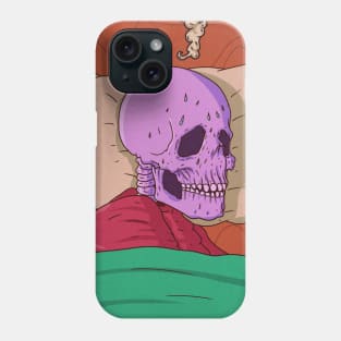 Anxiety Skeleton I Phone Case