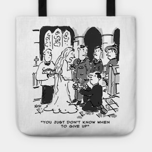 Inappropriate Proposal at a Wedding. Tote