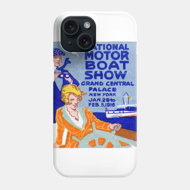 1916 New York City Boat Show Phone Case by historicimage