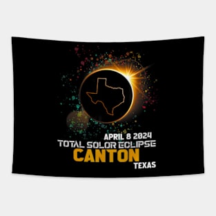 Canton Texas Total Solar Eclipse 2024 Tapestry