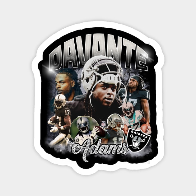 Davante Adam Vintage Shirt Magnet by Spotlight Football Talk