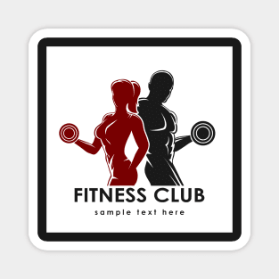 Fitness Emblem Magnet