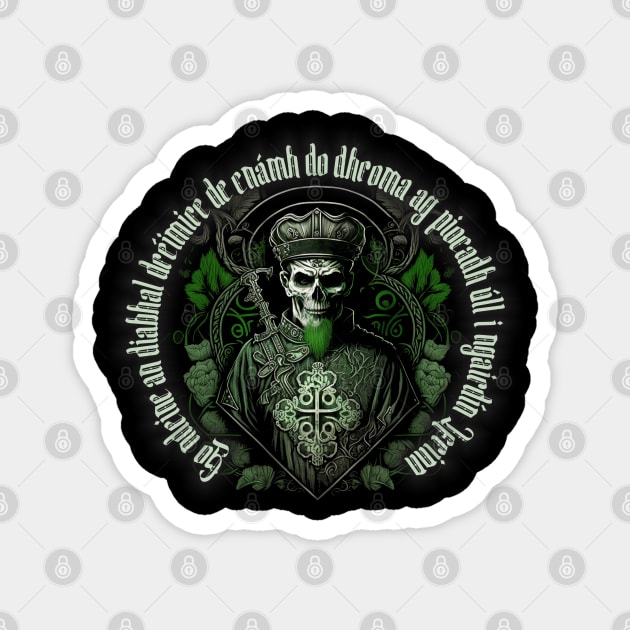 St. Patrick's Day Irish Papa Emeritus Magnet by stuff101