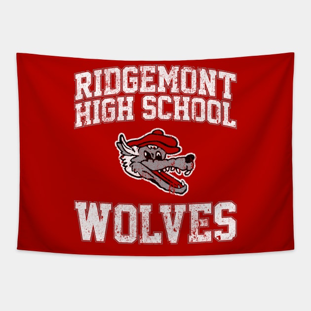 Ridgemont High School Wolves Tapestry by huckblade