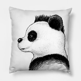 Punk Panda Profile Pillow