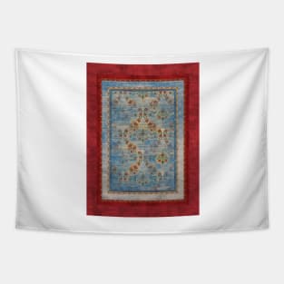 Sparrow's garden (blue version) Tapestry