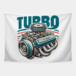 Turbo Engine Tapestry