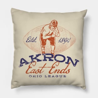 Akron East Ends Football Pillow