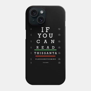 Funny Snellen Test Phone Case