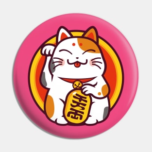 lucky cat - Maneki neko Pin