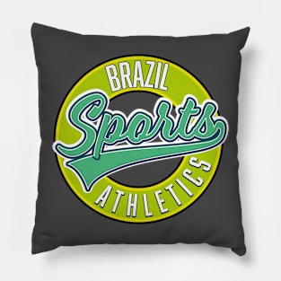 Brazil Sports Athletics logo Pillow