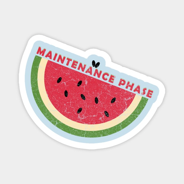 watermelon - maintenance phase Magnet by Basketball-Number