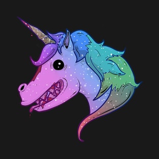 Evil Unicorn - Galaxy Gore T-Shirt