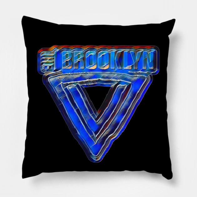 The Brooklyn Visitations Basketball Pillow by Kitta’s Shop