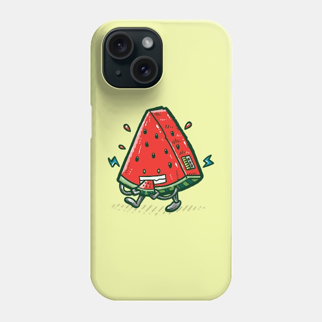 Watermelon Bot Phone Case by nickv47