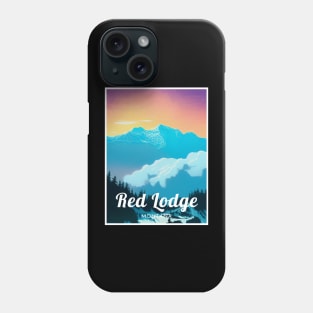 Red Lodge Mountain Montana Ski Phone Case