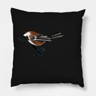 Chestnut-backed Chickadee Pillow