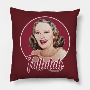 Tallulah Bankhead Pillow