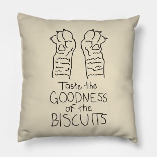 Taste the Goodness of the Biscuits Pillow