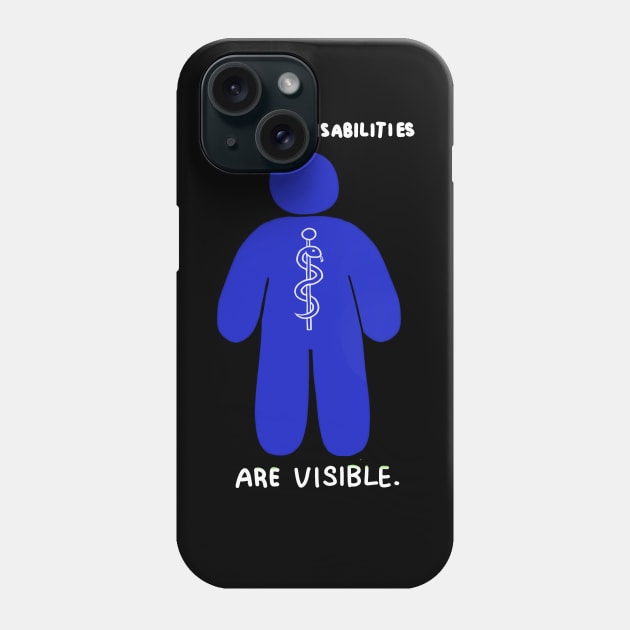 Invisible disability Phone Case by feellicks