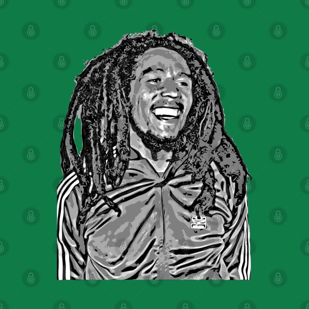 T-shirt Uomo - Bob Marley Reggae - Bianca Maniche Corte - Foto 12