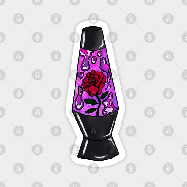 Lava Lamp Magnet by Cintistic