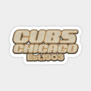 Chicago Cubs / Old Style Vintage Magnet