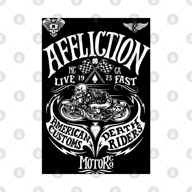 Affliction Riders motors by Qualityshirt