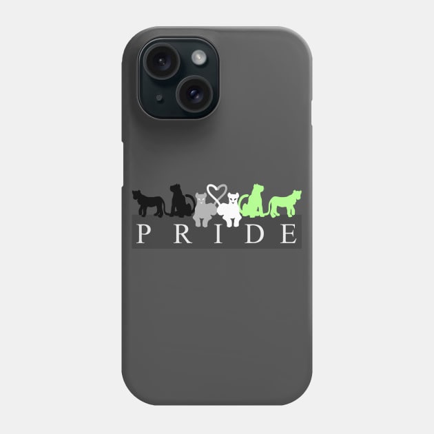 Agender Lion Pride Phone Case by Ausplosion