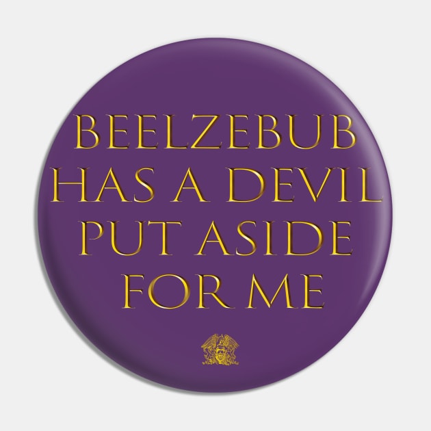 Beelzebub Has a Devil Put Aside for Me - Song Lyrics - Pin TeePublic