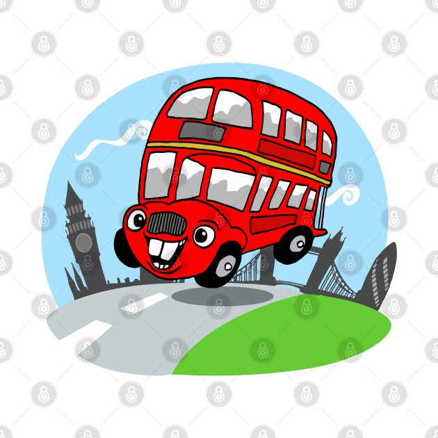 Funny London bus by MasterChefFR