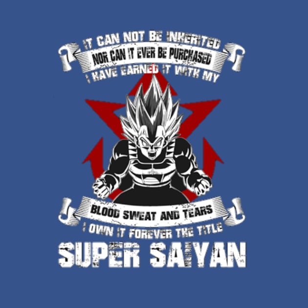 "Vegeta Super Saiyan" T-Shirt by AnimeGearz