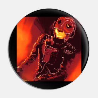 Phantom (Red Room) Pin