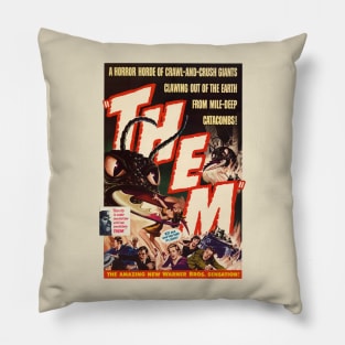 Them! Movie Poster Pillow