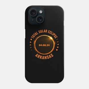 Arkansas Total Solar Eclipse 2024 American Totality April 8 Phone Case