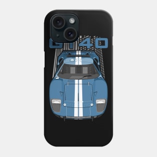 Ford GT40-blue Phone Case