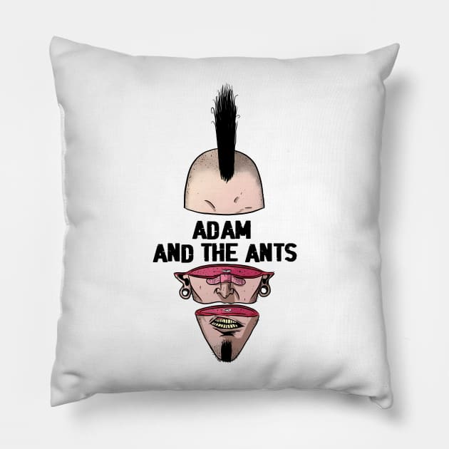 Punk Man Adam And The Ants Pillow by limatcin