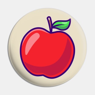 Apple Fruit Cartoon Pin