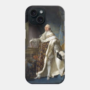 Louis XVI, King of France and Navarre, wearing his grand royal costume in 1779 by Antoine-Francois Callet Phone Case