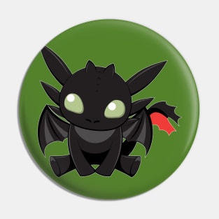Toothless Tooniefied Pin