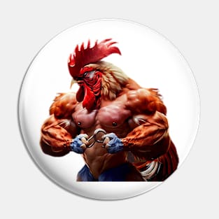 jacked chicken Pin