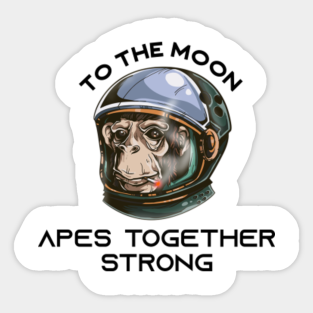 Apes Together Strong Aufkleber Teepublic De