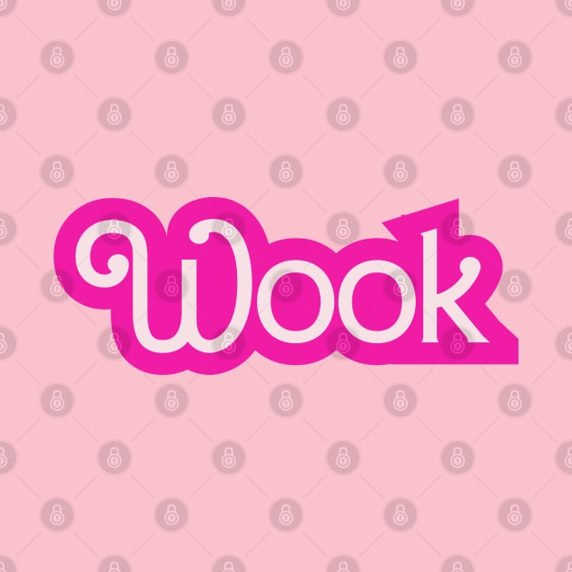 Wook Baby Doll Hot Pink Barbie Font by GypsyBluegrassDesigns