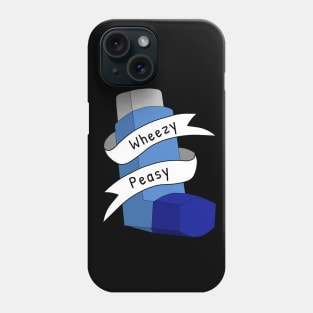 Wheezy Peasy Asthma Awareness Pun Phone Case