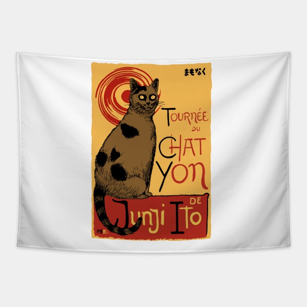 Chat Yon Tapestry by demonigote