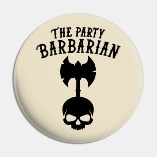 Barbarian Dungeons and Dragons Pin