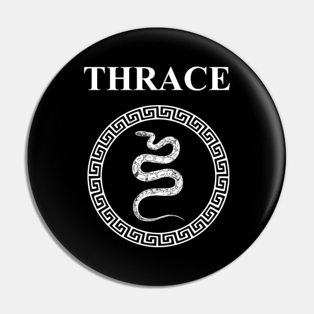 Thrace Ancient Thracian Symbol Pin by AgemaApparel